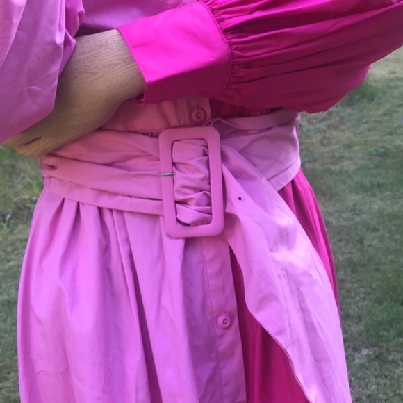 NEW Christopher John Rogers Target 2 Tone Pink Dress - Picture 4 of 13